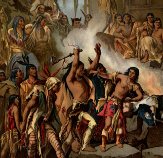 Interactive exhibit about illustrated histories