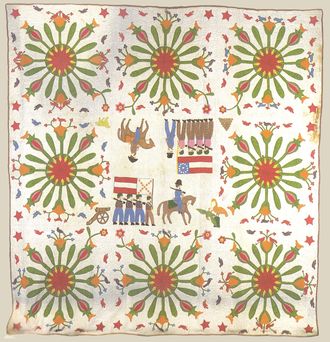 Exhibit about American quilts