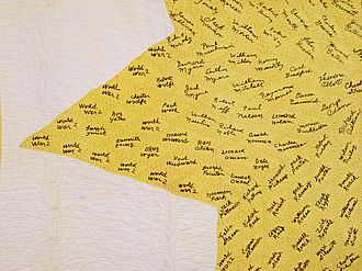 Gold Star Mothers Quilt. 1945-46.