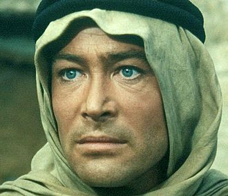 A publicity still of actor Peter O’Toole, who played T.E. Lawrence, in the “Lawrence of Arabia” film released 50 years ago.