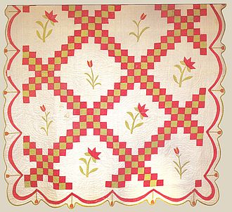 Chain with Appliqué. Mary Benson Lockridge.