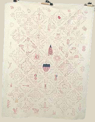 Civil War quilt appraised by Susan Kleckner.